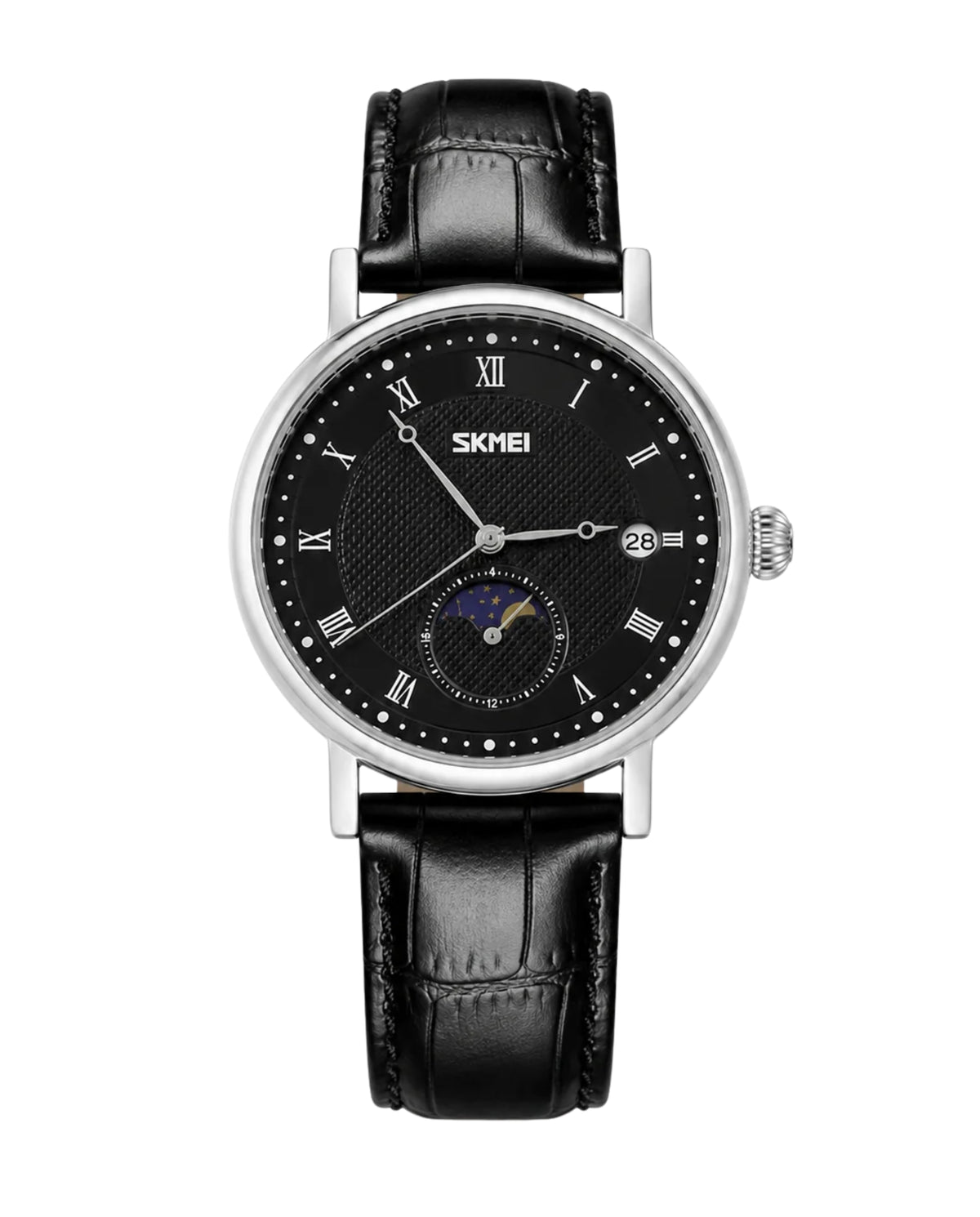 Skmei Moon Phase Leather