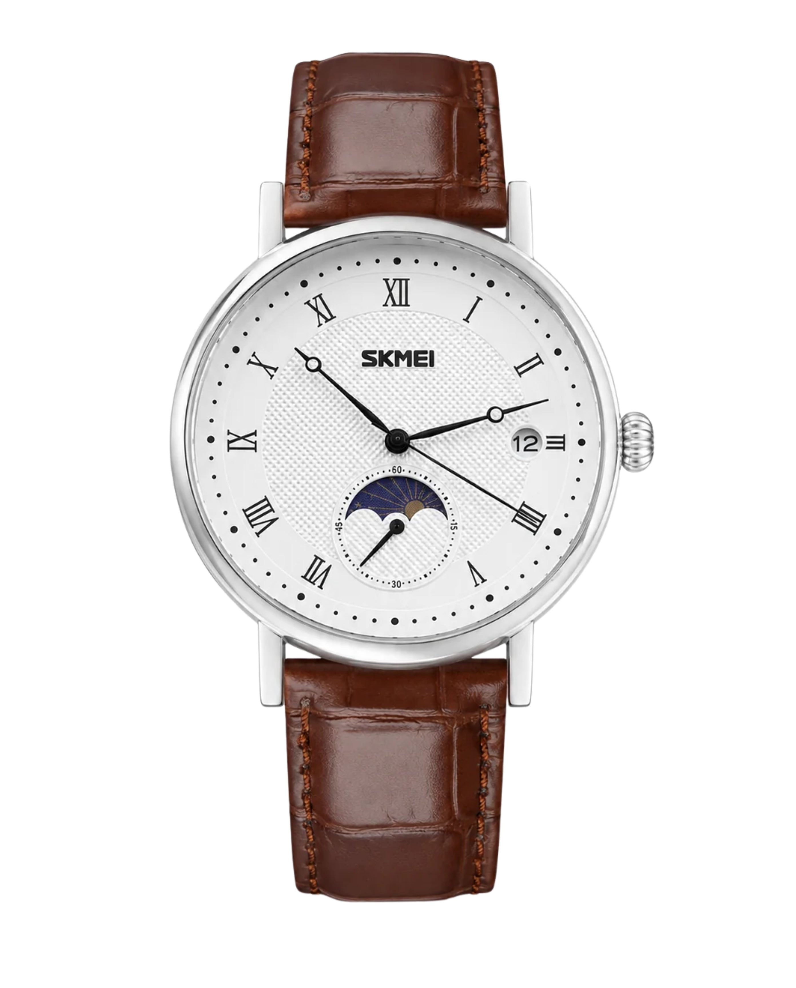 Skmei Moon Phase Leather
