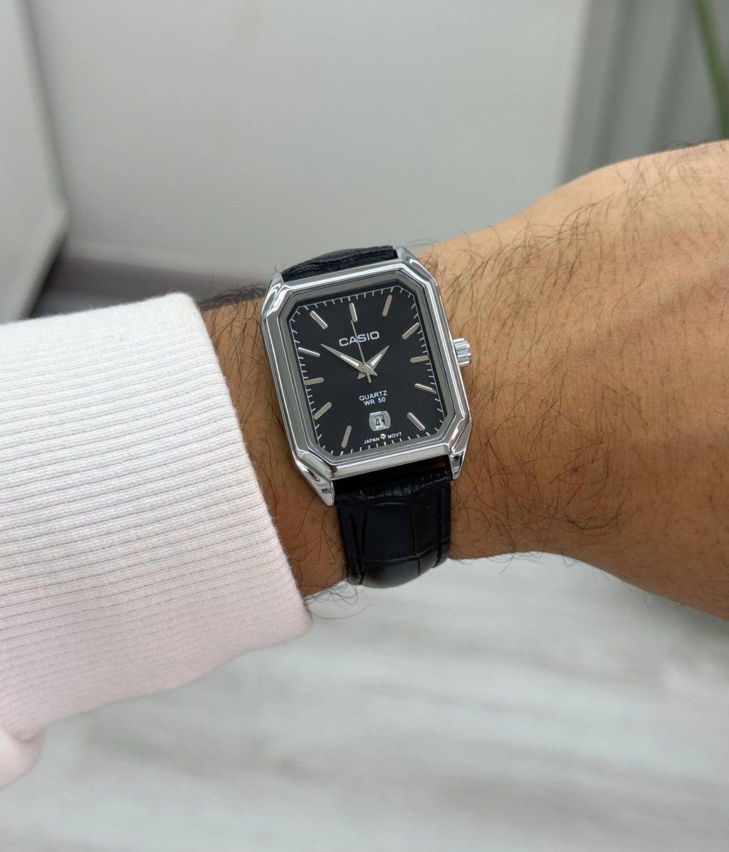 Casio Genuine Leather Rectangle