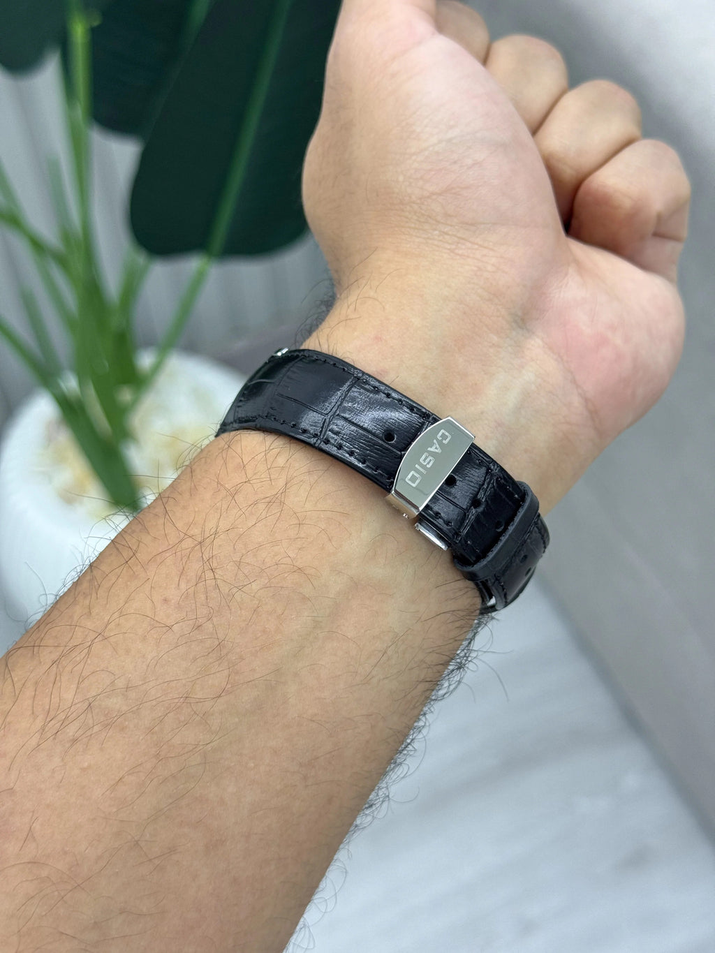 Casio Genuine Leather Rectangle